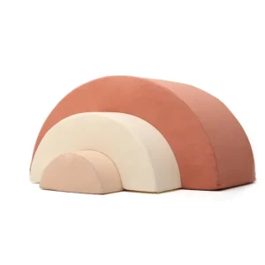 SET DE JEU EN MOUSSE ARC-EN-CIEL MILO BOIS DE ROSE