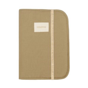 PROTÈGE CARNET DE SANTÉ OLIVE GREEN