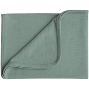 COUVERTURE CÔTELÉE 100% COTON ROMAN GREEN