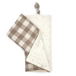 MATELAS À LANGER NOMADE KNOT VICHY CARAMEL