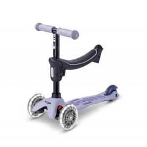 TROTINETTE ÉVOLUTIVE MICRO MINI2GROW 2.0 LED LAVANDE