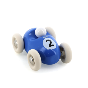VOITURE EN BOIS , MINI ROADSTER - BLEU