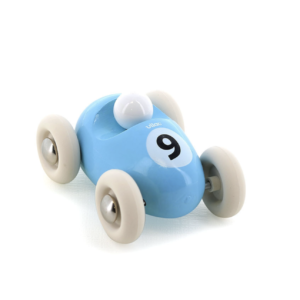 VOITURE EN BOIS , MINI ROADSTER - BLEU CIEL
