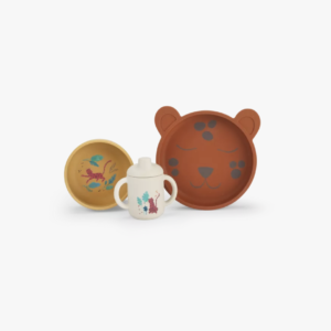 SET VAISSELLE SILICONE - LA FORÊT MAWA