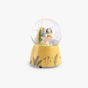 BOULE À NEIGE MUSICALE - TROIS PETITS LAPINS