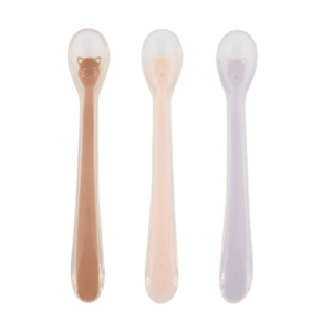 CUILLÈRES D'ALIMENTATION POUR BÉBÉ 3-PACK MRS.CAT