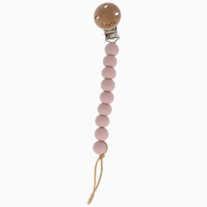 ATTACHE-SUCETTE EN SILICONE - PURE ROSE