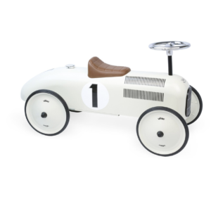 PORTEUR VOITURE VINTAGE - BLANC CRÈME