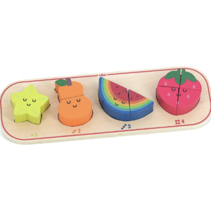 ENCASTREMENT EN BOIS , J'APPRENDS À COMPTER LES FRUITS - ANDY WESTFACE
