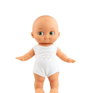 MINI PANCHAS PYJAMA BLANC YEUX VERTS