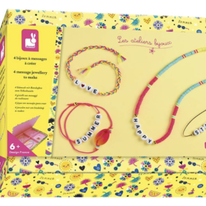 KIT CRÉATIF - 4 BIJOUX À MESSAGES À CRÉER