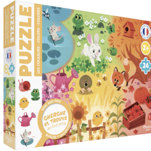 PUZZLE CHERCHE ET TROUVE DES TOUT-PETITS - LES COULEURS