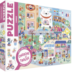 PUZZLE CHERCHE ET TROUVE - KAWAII