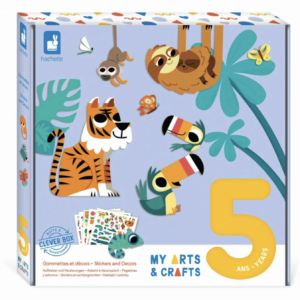 COFFRET CRÉATIF GOMMETTES ET DÉCORS - JUNGLE