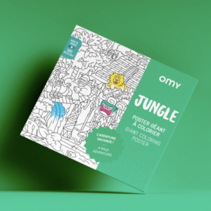 POSTER GÉANT À COLORIER - JUNGLE