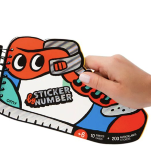 STICKERS BY NUMBER NOTEBOOK