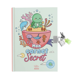 MON CARNET SECRET - PORTE-CLÉ TORTUE