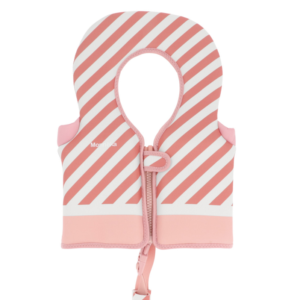 GILET FLOTTANT D'APPRENTISSAGE - STRIPES BLOOM AND BLUSH