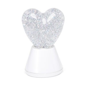 LAMPE À PAILLETTES COEUR